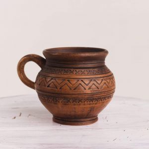 Pottery cup "Coffee berry"