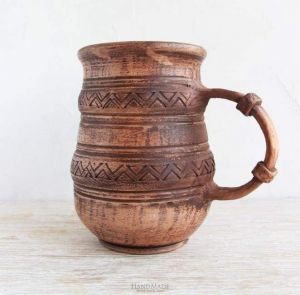 Pottery mugs "Zigzag"