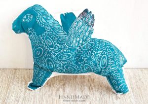 Printed pillow "Horse"