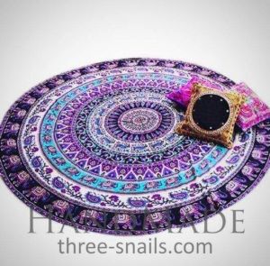 Round mandala tapestry