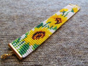 Сharm bracelets "Sunflower"