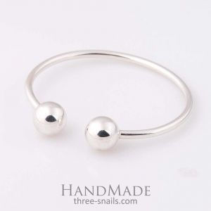 Silver bracelet  for ladies "Small beads"