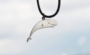 Silver pendant kindly whale