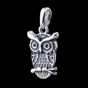 Silver pendant "Owl"