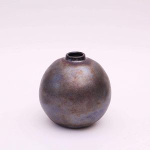Small metallic vase