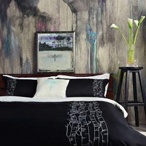 Soft cotton bedding set "Forest Song"