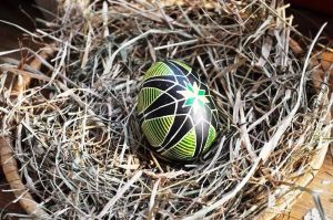 «Spring star» pysanka (Easter egg)