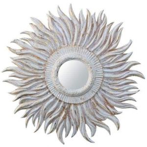 Sunburst design mirror