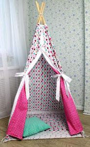 Tents for kids "With hearts"