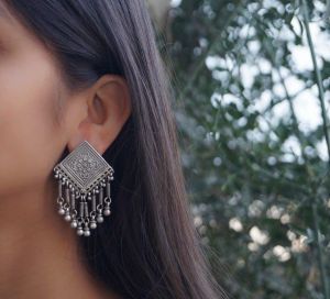 Tribal stud earrings for women