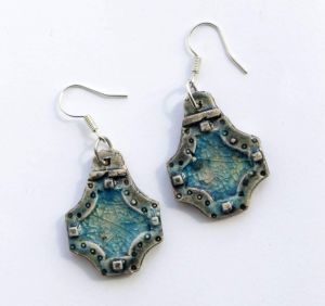 Unique earrings "Magic of sea"