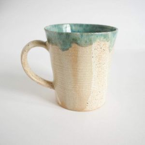 Unique mugs "Kiss of sand"