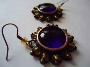 Vintage earrings "Arabian night"