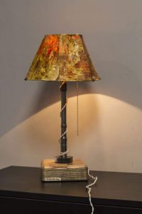 Vintage table lamp with shade