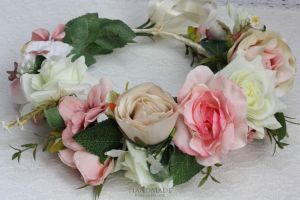 Wedding floral crown "Summer silence"