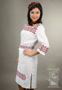 White embroidered dress "Perfect gown"