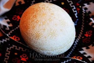 «White Star» ostrich egg
