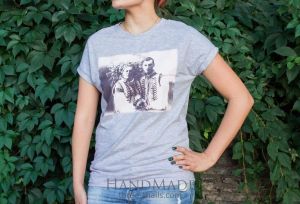Woman T-shirt "Just married".