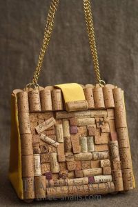 Women clutch cork "Mosaic"