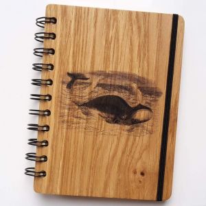 Wood diary "Whale"