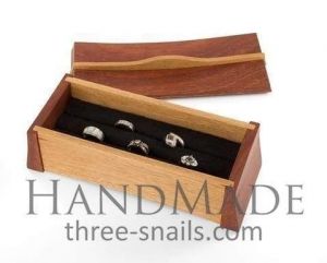 Wood multi-ring box