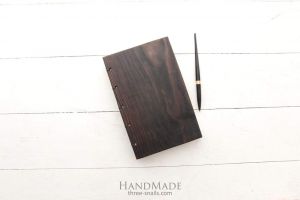 Wooden handmade notebook "Sucсessful person"