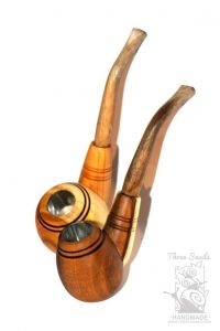 Wooden smoking pipe "Chieftain"
