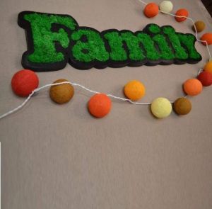 Wooden Wall Hanging "Family"