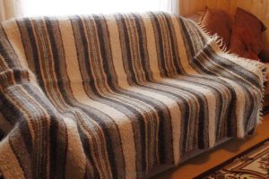 Wool throw "March"