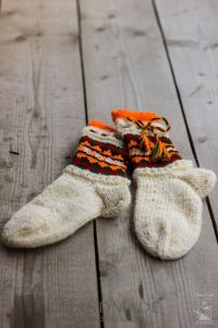 Woolen knitted socks "Elfes"