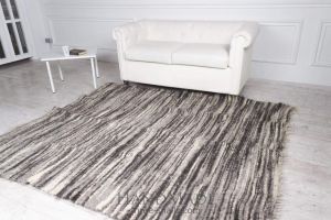 Woven wool carpet "Stripes"