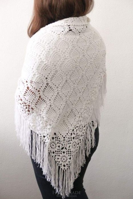Buy Designer scarves Lace flowers online | TS Handmade
