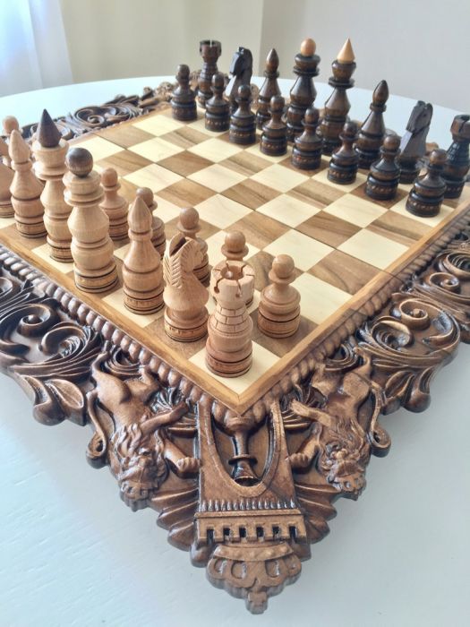 Luxury chess sets with storage