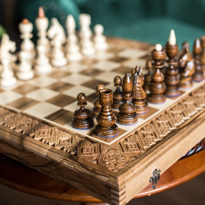 Handmade Wooden Chess Set 0351