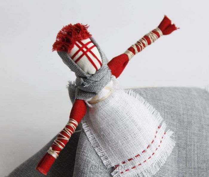 Slavic amulet Made to order doll motanka on a broom Broomstick Doll Metlushka Folk rag doll Protective primitive doll home talisman