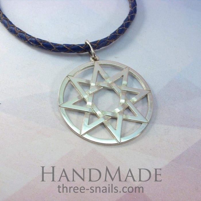 Amazon.com: Ann Claridge Octagram Necklace With 20-Inch