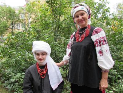 Discover traditional Ukrainian women headdress. Namitka master-class