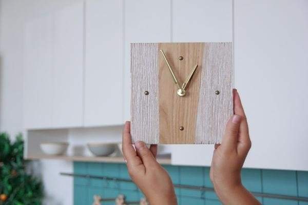 wooden clock