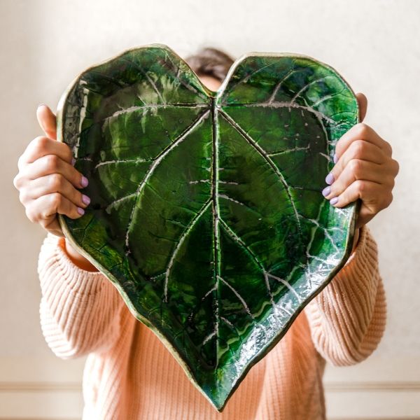 leaf shape plate