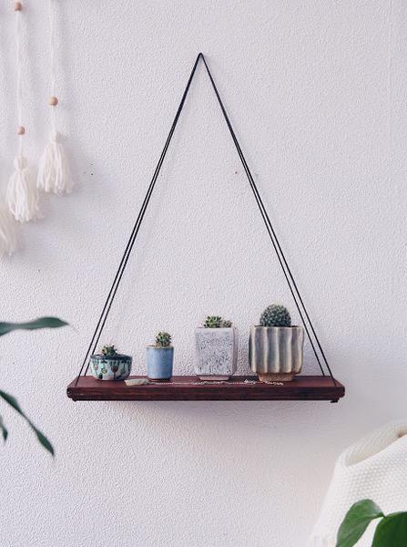 wooden wall shelf