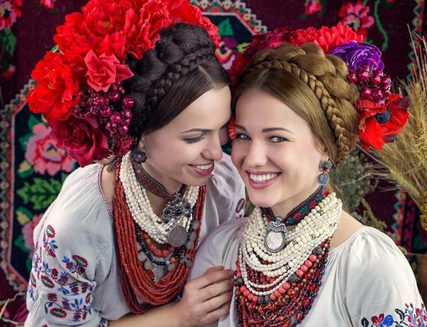 ukrainian girl with braids