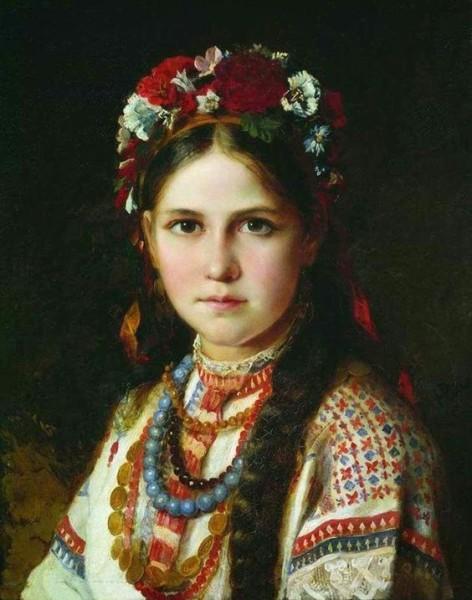 portrait of ukrainian girl