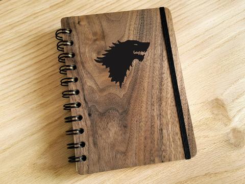 Wooden notebook