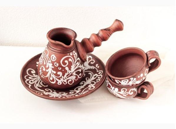 rustic clay set