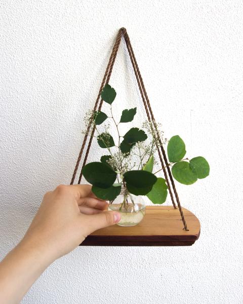 wooden wall shelf