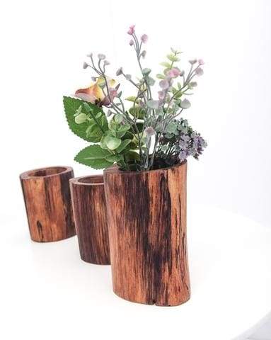 wooden pot